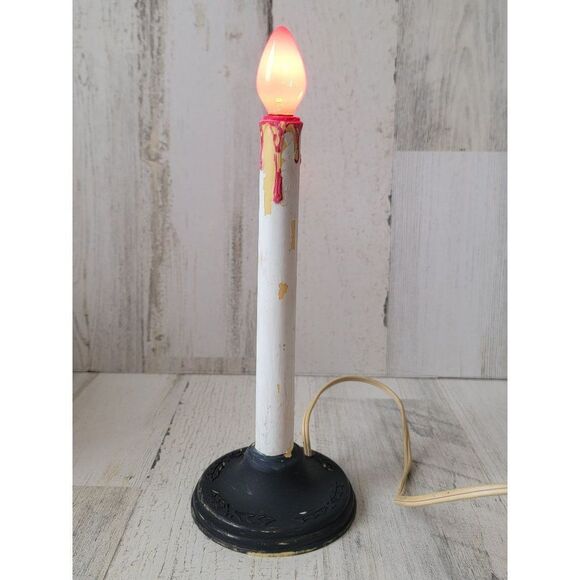 Halloween candle blood drip light up scary prop decor - Picture 1 of 6